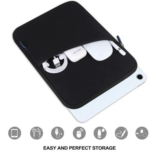 Alt view image 4 of 7 - Tablet Sleeve Case for 11 inch iPad A16 / 11 inch iPad Air M4 M3 M2 / 11" iPad Pro M5 M4 / 10.9" iPad /10.2" iPad /10.9" ipad Air / 11 Inch Samsung Galaxy Tab A9+ Bag, Fit Magic Keyboard, Black