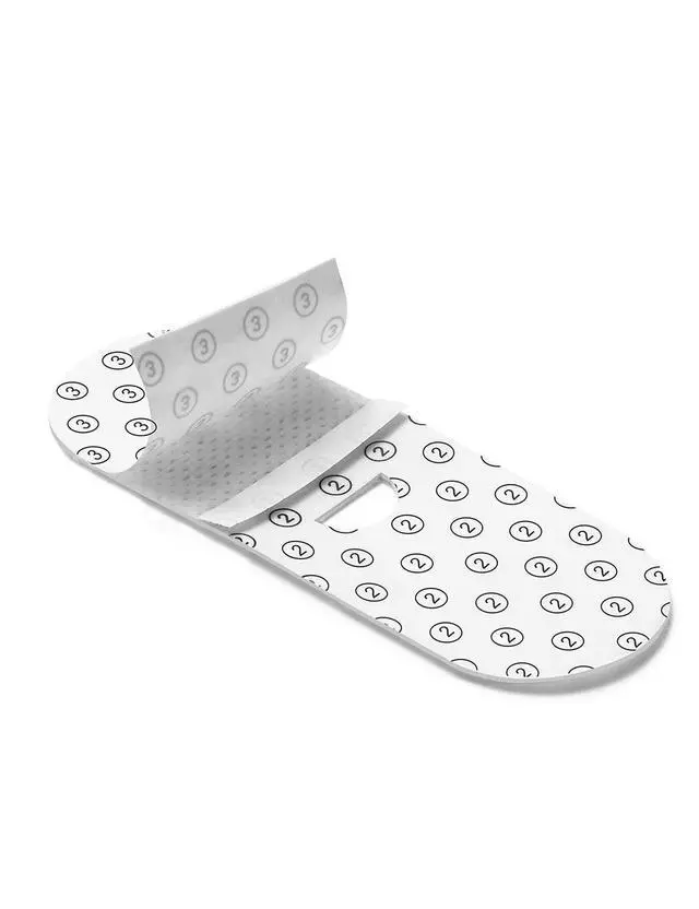 Alt view image 2 of 3 - Upgraded Adhesive Patch Refill Pack Compatible with stoiQ and VAVA Smart Baby Thermometers - 12 Non Woven Sticker Bands |%15 More Adhesion and%70 Longer Attachment Compared to OEM Patches.