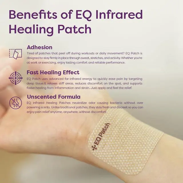 Alt view image 4 of 7 - Infrared Warming Patches, Gentle Steady Warmth for Everyday Comfort, Up to 12 Hours, Strong Adhesive, Unscented, 30 Count