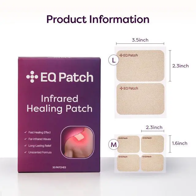 Alt view image 5 of 7 - Infrared Warming Patches, Gentle Steady Warmth for Everyday Comfort, Up to 12 Hours, Strong Adhesive, Unscented, 30 Count