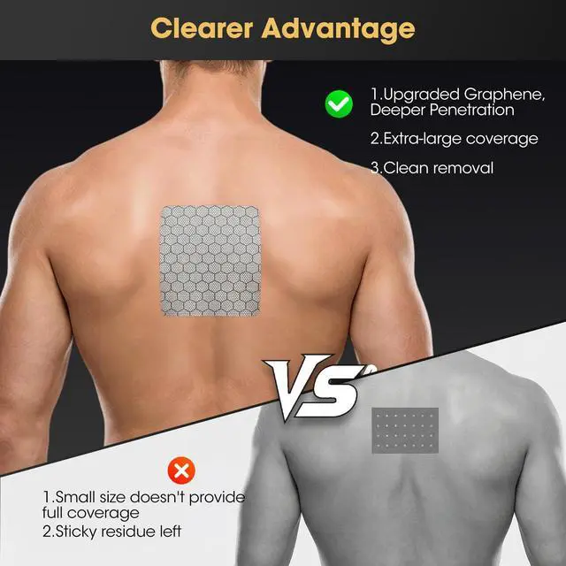 Alt view image 6 of 7 - 24PCS Infrared Warming Patches, Ultra Strength Graphenel Patches