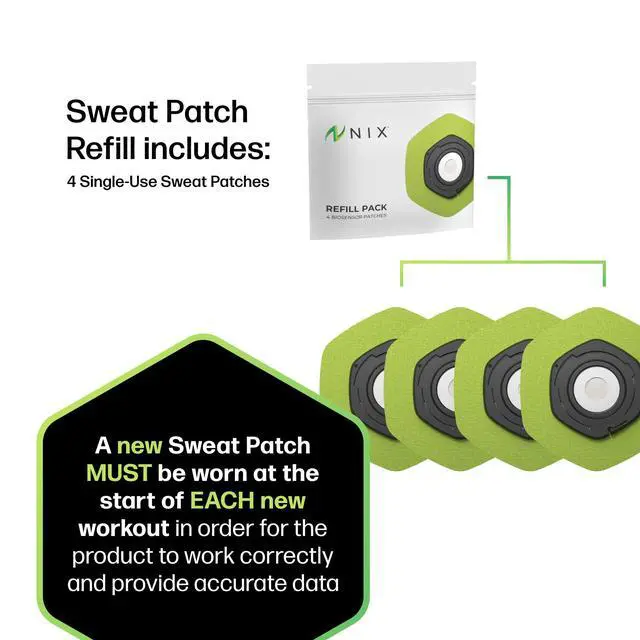 Alt view image 3 of 7 - Sweat Patch Refills 4 Single-Use Hydration Patches for Reusable Pod