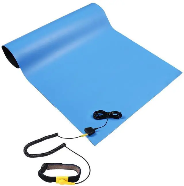 Main image of Anti Static ESD Mat for Electronics Repair, 17"X25", Grounding Kit