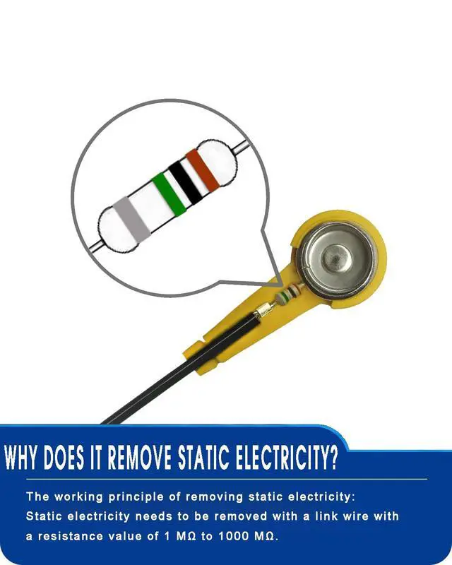 Alt view image 4 of 7 - Anti Static ESD Mat for Electronics Repair, 17"X25", Grounding Kit