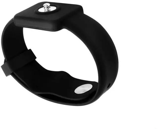 Main image of Anti Static Wrist Strap, ESD Grounding Band 9 Inch Adjustable Button Style Conductive Silicone Wristband, Compatible with 3.5mm Snap Connectors for Electronics Repair & Assembly,Black
