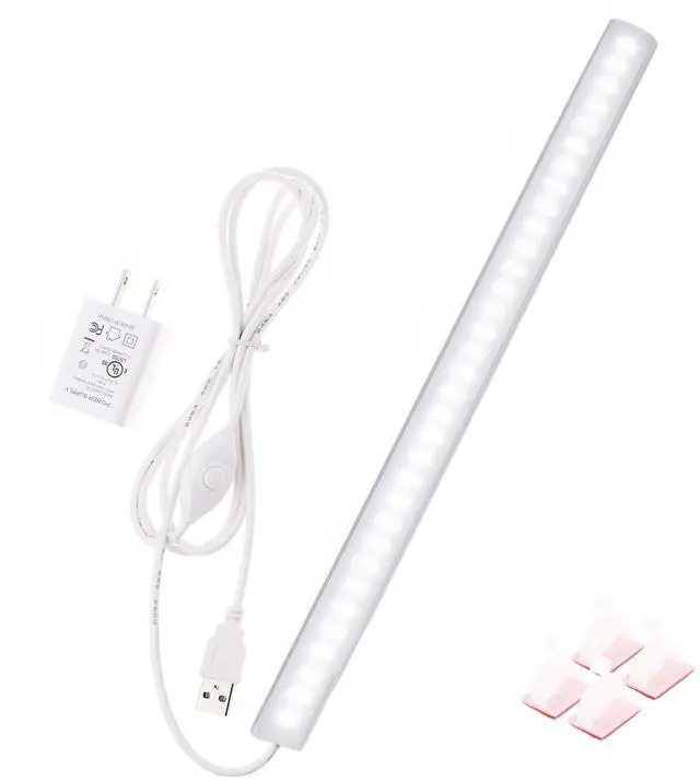 Main image of Under Cabinet Light, 12 Inch Plug in LED Closet Light with Memory Function, Cold White 6000K, Super Slim Dimmable Workbench,Under Counter Lights for Kitchen