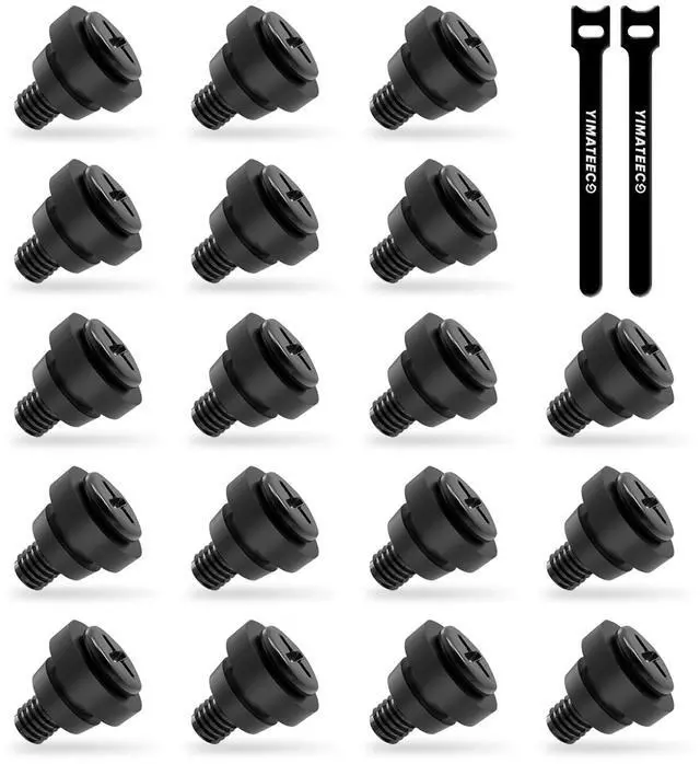 Main image of Hard Disk Mounting Screws,3.5 inch HDD Screw and Shock Absorption Rubber Washer Kit,Solid State Drives Screws Computer Case Hard Drive Mounting Accessories(18 Set)