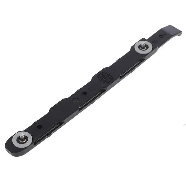 Alt view image 2 of 6 - 4 Pack Black Chassis Hard Drive Mounting Plastic Rails Durable Anti-Scratch HDD Mount Rails for Desktop Computer Cases Easy Install Drive Bracket Accessories for PC Building Upgrades