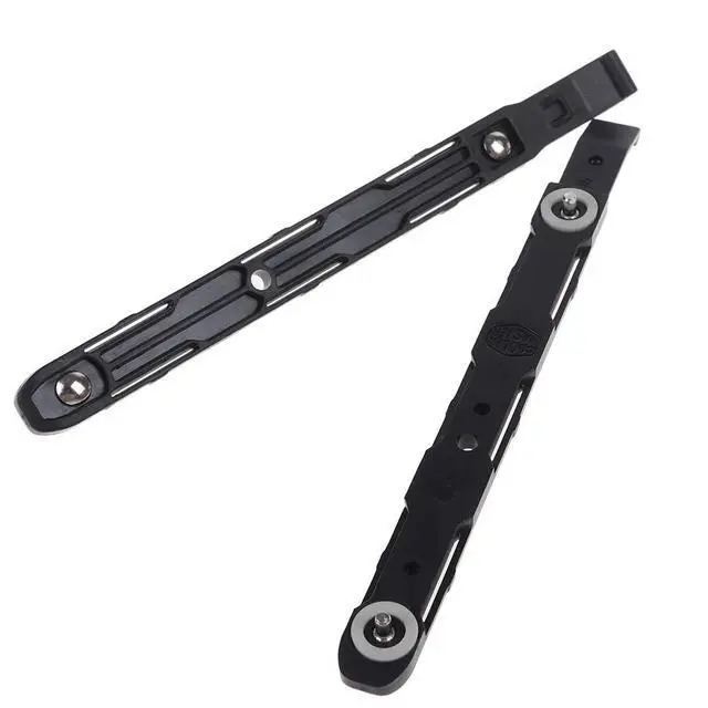 Alt view image 3 of 6 - 4 Pack Black Chassis Hard Drive Mounting Plastic Rails Durable Anti-Scratch HDD Mount Rails for Desktop Computer Cases Easy Install Drive Bracket Accessories for PC Building Upgrades