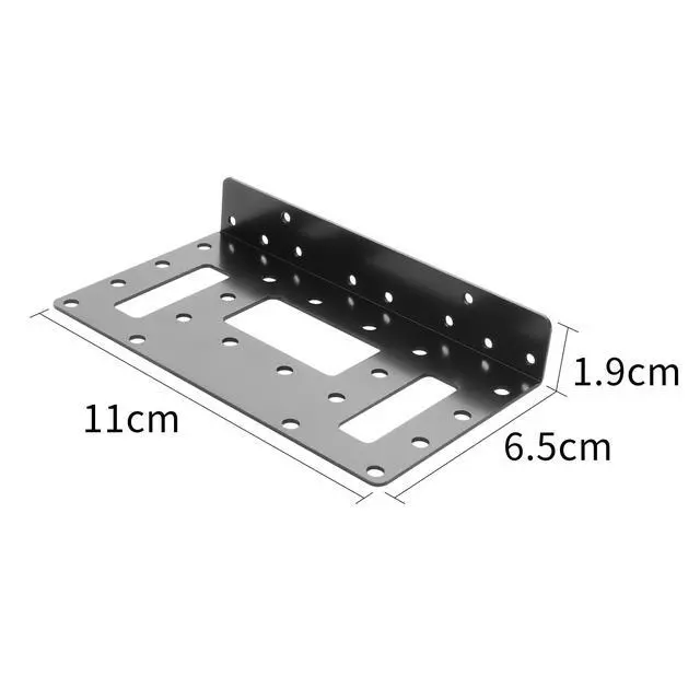 Alt view image 7 of 7 - 2.5" to 3.5" SSD/HDD Mounting Bracket, Up to 4 2.5 "SSDs Metal Mounting Bracket Internal Hard Drive Mounting Bracket Tray for PC/NAS/Server (2PCS)