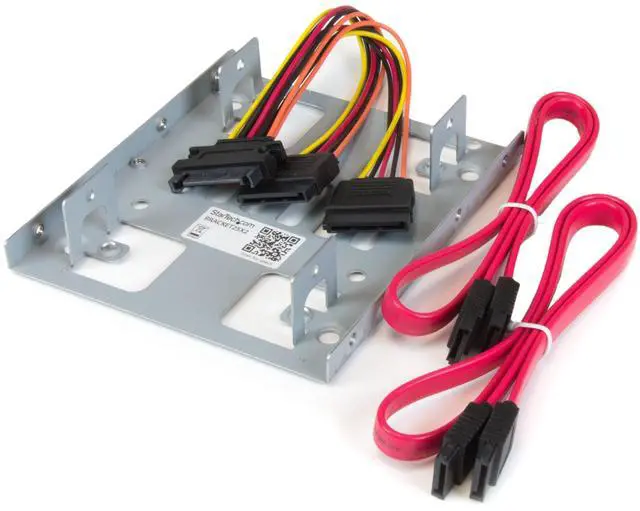 Main image of Dual 2.5in to 3.5in SATA Bracket Kit, TAA (BRACKET25X2)