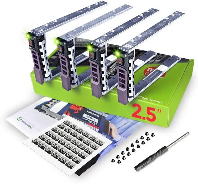 Main image of 4-Pack 2.5" SFF Caddy Tray - fits Dell PowerEdge 13-11th G. G176J