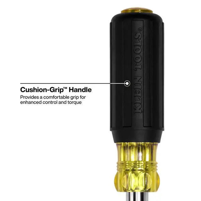 Alt view image 5 of 7 - 32500MAG Magnetic Multi-Bit Screwdriver / Nut Driver, 11-in-1 Multi Tool with 8 Bits, 3 Nut Driver Sizes, Cushion Grip Handle