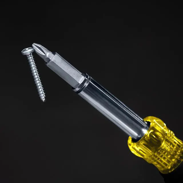 Alt view image 7 of 7 - 32500MAG Magnetic Multi-Bit Screwdriver / Nut Driver, 11-in-1 Multi Tool with 8 Bits, 3 Nut Driver Sizes, Cushion Grip Handle