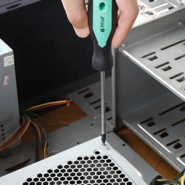 Alt view image 6 of 6 - Magnetic Screwdrivers Set, 12-Piece, Phillips, Slotted, Torx, Square, and Stubby with Non-Slip Handle, Hand Tools Set, Turquoise