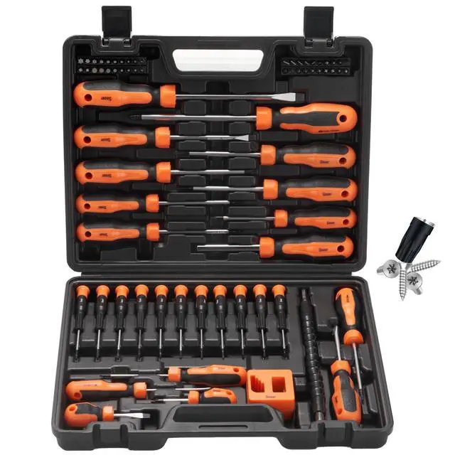 Main image of 70-Piece Multi Bit Magnetic Screwdriver Set with Storage Case