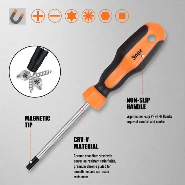 Alt view image 2 of 7 - 70-Piece Multi Bit Magnetic Screwdriver Set with Storage Case