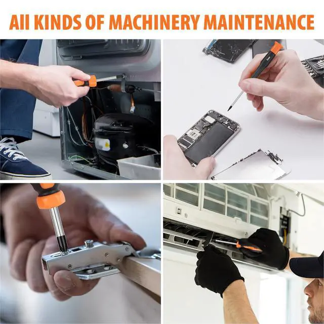 Alt view image 4 of 7 - 70-Piece Multi Bit Magnetic Screwdriver Set with Storage Case
