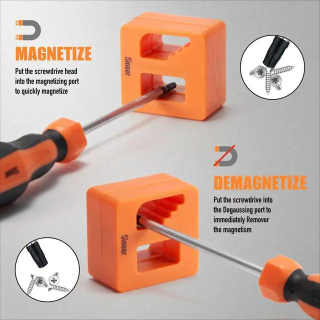 Alt view image 5 of 7 - 70-Piece Multi Bit Magnetic Screwdriver Set with Storage Case