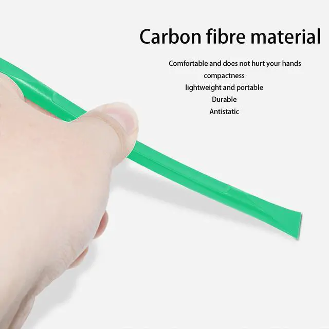 Alt view image 4 of 6 - 15 Pcs Antistatic Spudger Plastic Opening Pry Tool SetSuitable for any touch screen or case Cleaning Scraper Prying and Opening Tool for Laptop Tablet iPhone ipad Cell Phone Green