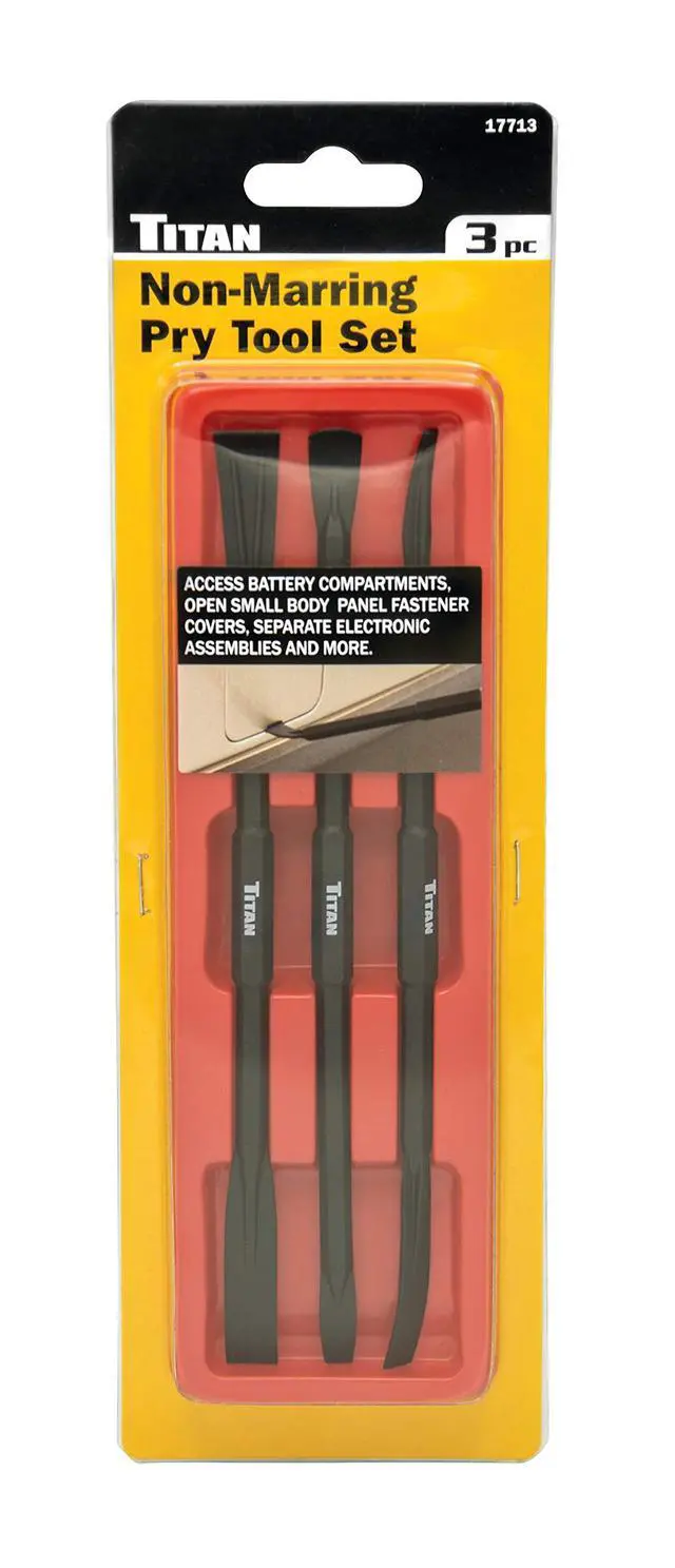 Alt view image 7 of 7 - 17713 3-Piece Non-Marring Precision Pry Bar Set
