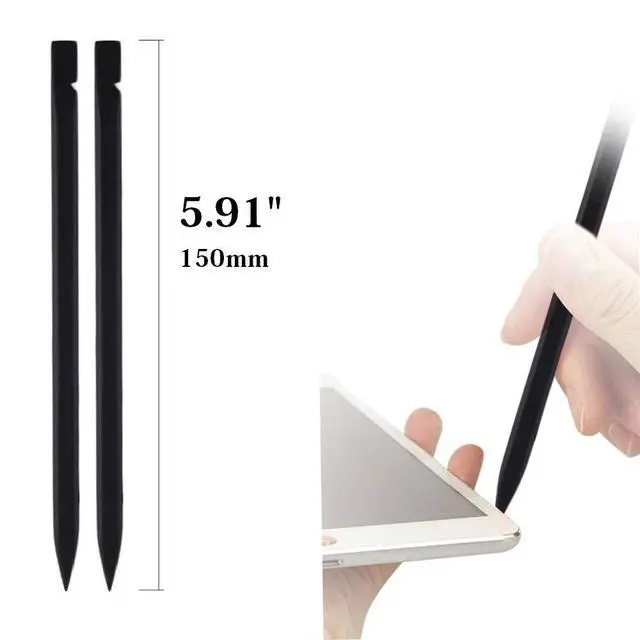 Alt view image 2 of 7 - Set Of 50 Universal Black Stick Spudger Opening Pry Tool Kit for iPhone Smart Phone iPad Tablets Macbook Laptop Games Repair 5.91"