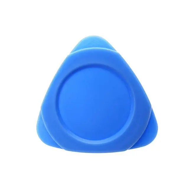 Alt view image 2 of 7 - 50 Pack Triangle Plastic Pry Opening Tool - Blue Guitar Picks for iPhone Screen Repair, LCD Removal, Tablet Laptop Disassembly | 30mm Non-Conductive Spudger Set for Electronics Repair
