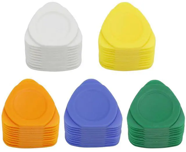 Main image of 50pcs Triangle Spudger Plastic Pry Tool Opening Pick Assorted Colors