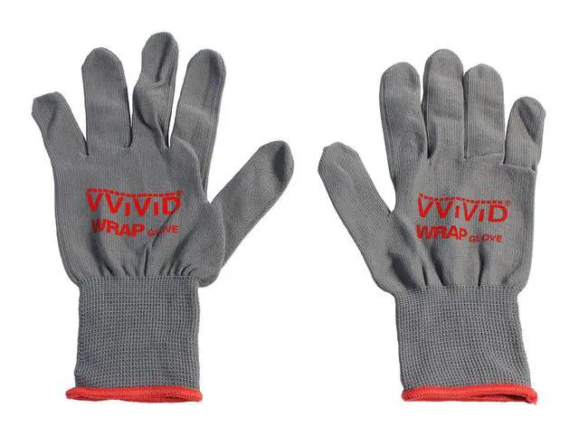 Alt view image 6 of 7 - Grey Professional Vinyl Wrap Anti-Static Applicator Glove Pair (2 Glove Pack)