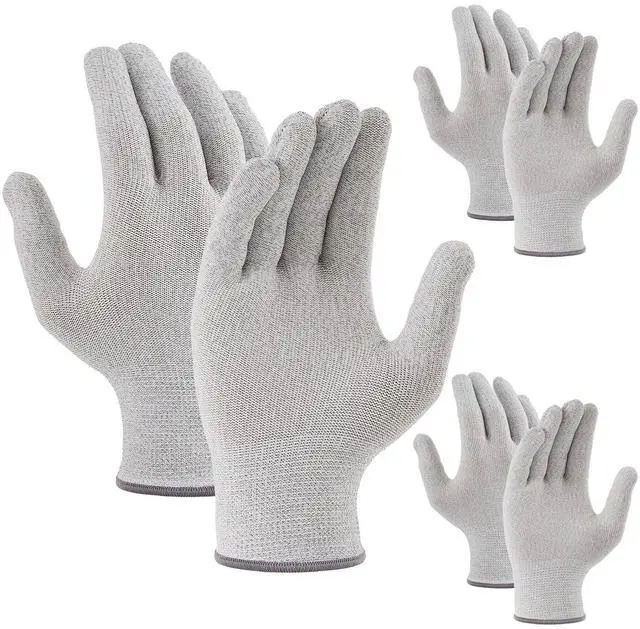 Main image of 2 Pairs Anti Static Touch Screen Gloves for Men Women, Unisex ESD Gloves for Computer Typing Laptop Keyboard Phone, Washable Reusable for Office Home Outdoor Work(M)