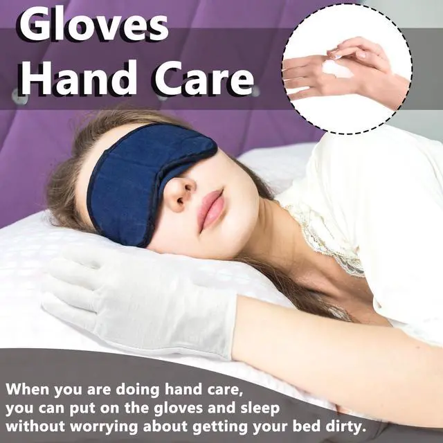 Alt view image 4 of 7 - 12 Pairs White Cotton Gloves Soft Cloth Dust Hand Gloves Work for Men Women Art Crafting Handling, Eczema, BBQ, Coin Jewelry Watch Inspection, Dry Hands Sleeping, Archival, Large