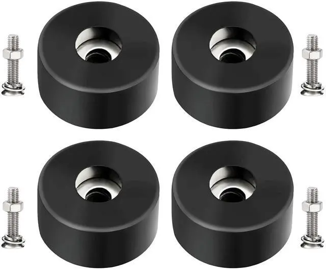 Main image of 4 Pack 192310GS Anti Vibration Rubber Feet with Stainless Steel Nuts & Washers Universal Air Compressor Isolation Pads for Generators, Pressure Washers, Speaker Cabinets, Washing Machine, Furniture
