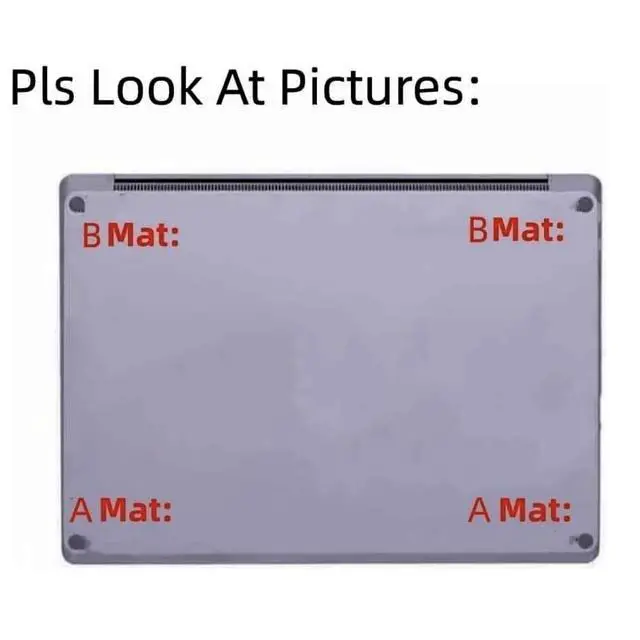 Alt view image 6 of 7 - Rubber Feet Mat Replacement for Microsoft Surface Laptop 3 4 5 Anti Slip Laptop Bottom Case Rubber Foot Pads Black