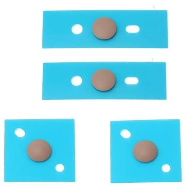 Main image of Laptop Bottom Case Rubber Feet Replacement for Microsoft Surface Laptop 3 4 5 Anti Slip Laptop Foot Pads Rose Gold