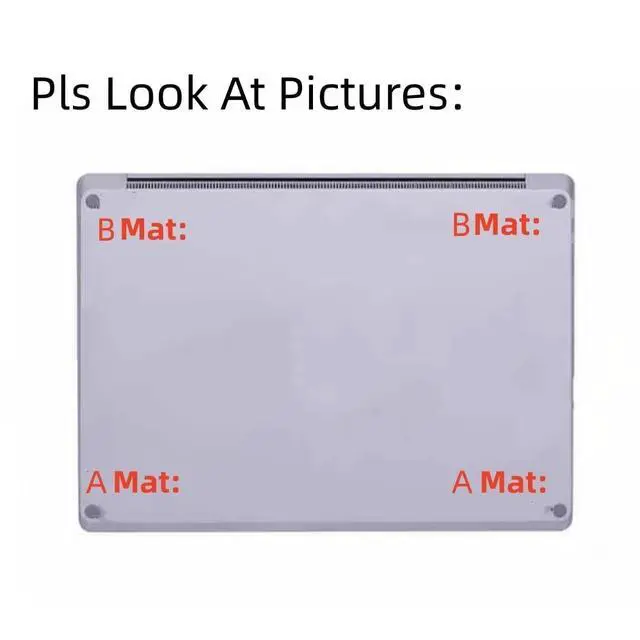 Alt view image 5 of 7 - Laptop Bottom Case Rubber Feet Replacement for Microsoft Surface Laptop 3 4 5 Anti Slip Laptop Foot Pads Rose Gold
