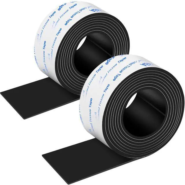 Main image of Rubber Feet 2 Rolls, Adhesive Rubber Pad, Non Slip Pads for Furniture and Electronics 1x40 inch