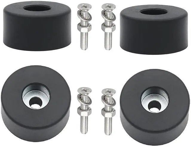 Main image of 4 Pack 192310GS Anti Vibration Rubber Feet, Air Compressor Isolation Pads with Stainless Steel Nuts & Washers,for 094-0026, E106661, D091007, for Generators, Pressure Washers, Speaker Cabinets