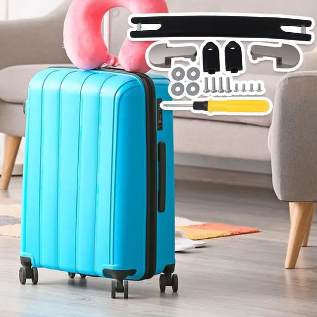 Alt view image 5 of 6 - Black Flexible Spare Strap Handle Grip Replacement for Suitcase Luggage Case (B05)