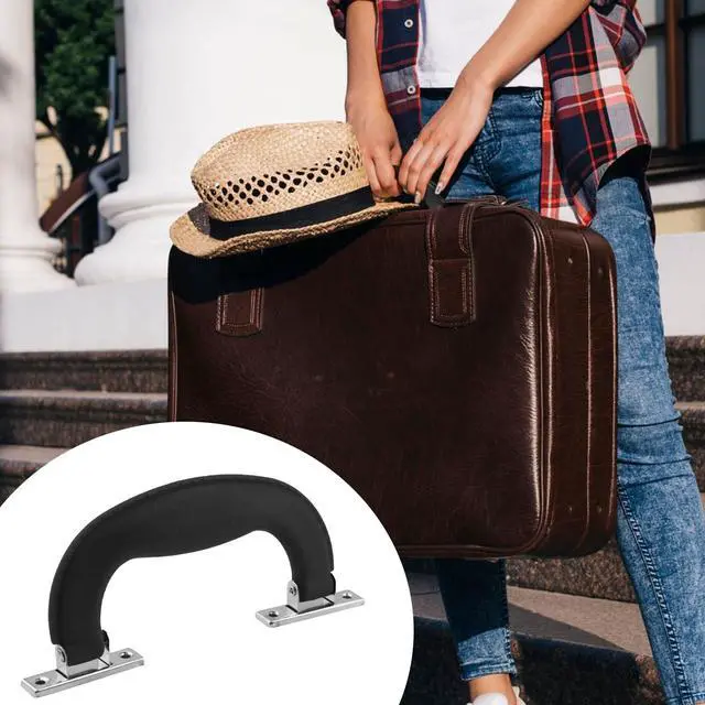 Alt view image 2 of 7 - 6-Pack Plastic 150mm Long Luggage Trunk Pull Handle, Black