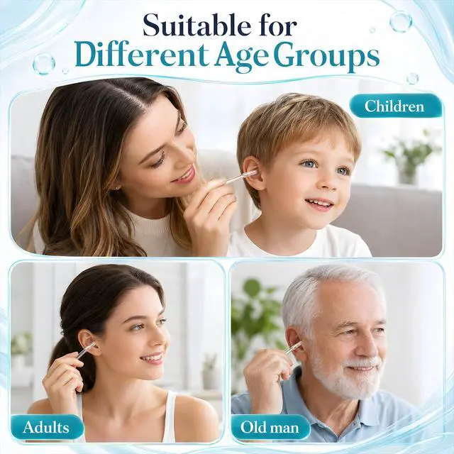 Alt view image 6 of 7 - Sticky Ear Cleaning Stick,Sticky Ear Cleaners for Adults,Reusable Ear Cleaner Sticky Pick,Resin Gel Ear Stick Gentle Ear Wax Removal Tool 1Set