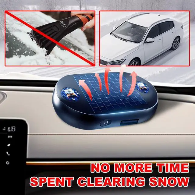 Alt view image 2 of 7 - 4pcs 2026 New Solar Anti-Freeze Electromagnetic Car Snow Removal DeviceMagic Car Defroster Snow Remover for Cars Ice Scraper Fast and Efficient Vehicle Microwave Deicing Instrument for Ice Scrapin