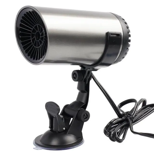 Alt view image 2 of 7 - Car Heater, 12V Portable Car Heater that Plugs into Cigarette Lighter, Defroster for Car Windshield, 2 in 1 Heating & Cooling Fast Heating Defrost Defogger with Suction Holder