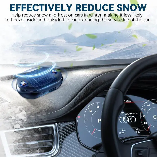 Alt view image 4 of 7 - Anti-Freeze Electromagnetic Car Snow Removal Device,Electromagnetic Wave Anti Freezing and Snow Removal,Portable Kinetic Molecular Heater,Defroster for Car Windshield,Antifreeze Device (3PCS)