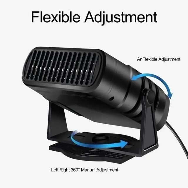 Alt view image 2 of 7 - Portable Cordless Space Heater with Dual USB Charging 2 Heat Settings for Office Desk (Not Included Battery)