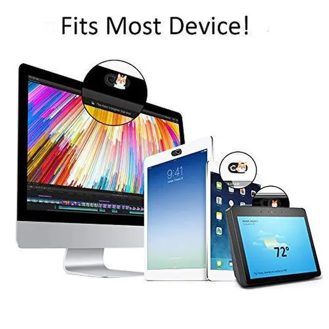 Alt view image 6 of 6 - Webcam Cover Slide Ultra Thin Laptop Camera Privacy Protect, Pug