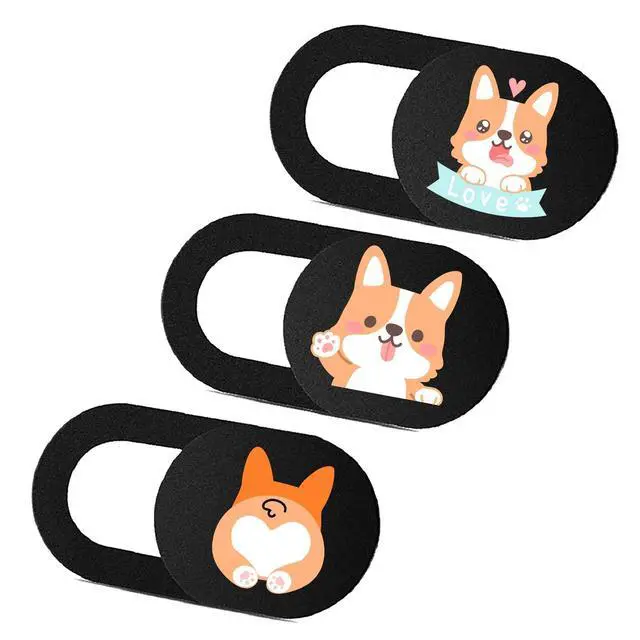 Alt view image 2 of 6 - Webcam Cover Slide Ultra Thin Laptop Camera Privacy Protect, Pug