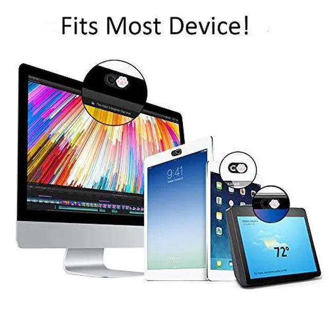 Alt view image 6 of 6 - Webcam Cover Slide Ultra Thin Laptop Camera Privacy Paw Pack of 6