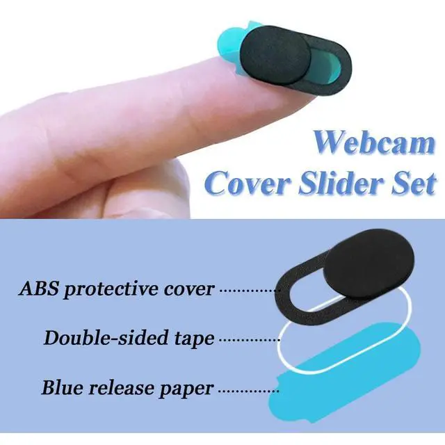 Alt view image 3 of 7 - 50 Pieces Webcam Cover Slider, 0.027-Inch Ultra Thin Web Camera Protective Privacy Covering Slide Stickers for Computer, Laptop, MacBook Pro/Air, iPhone, Tablet, PC, iPad, iMac