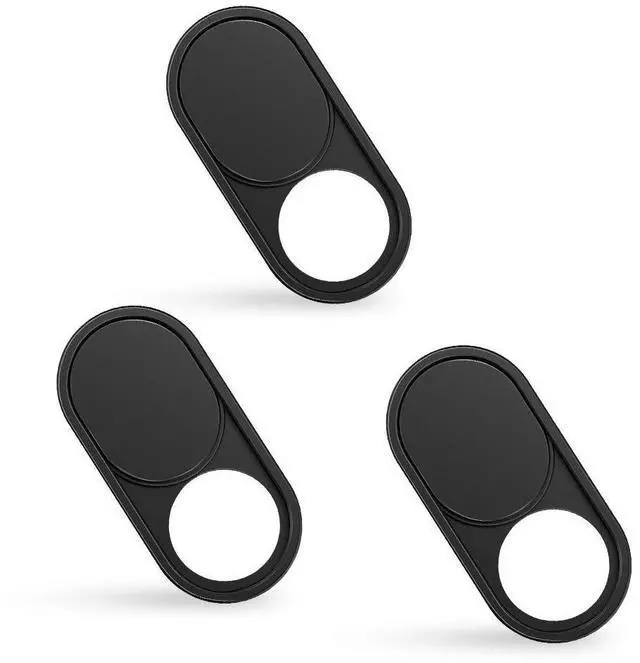 Main image of 3 Pack Webcam Cover Slide, 0.023 inch Ultra-Thin Metal Camera Cover for Laptop Computer, MacBook Pro/Air iMac iPad Tablet iPhone 8/7/6 Plus, Echo Show/Spot Web Camera Privacy Covers