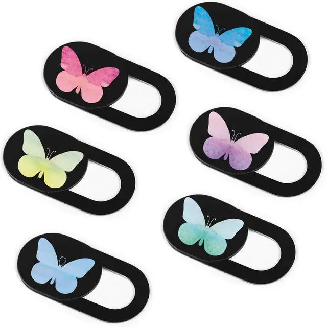 Main image of Webcam Cover Slide Ultra Thin Laptop Camera Privacy, 6 Butterfly